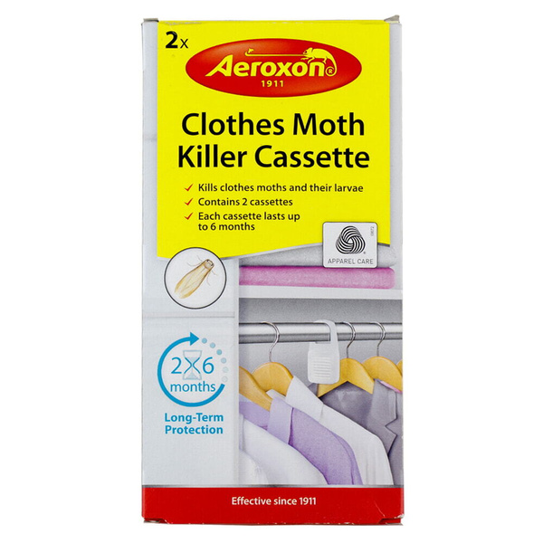 Aeroxon (Аэроксон) Clothes Moth Killer Cassette секции от платяной моли, 2 секции 1 шт купить