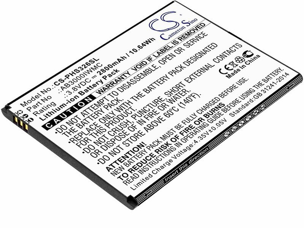 Аккумулятор для телефона Philips Xenium S326 (AB3000IWMC) - купить с ...