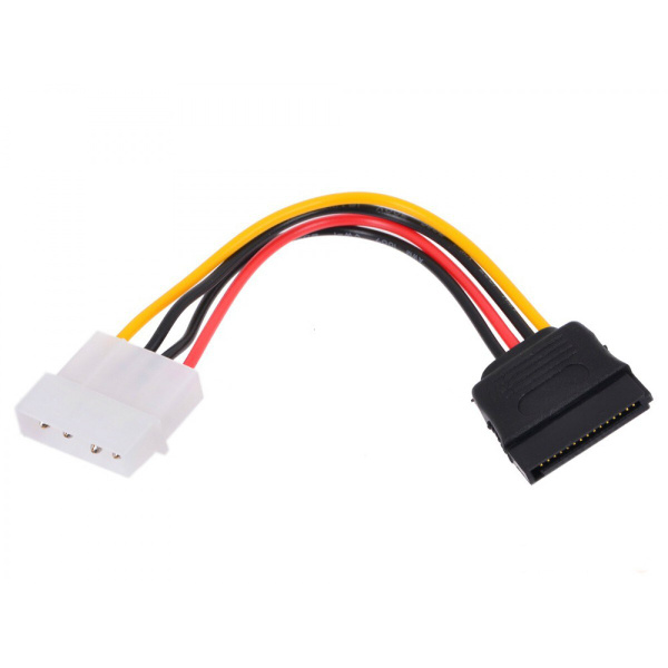 Кабель SATA питание (molex штек - sata гнездо) - купить с доставкой по ...