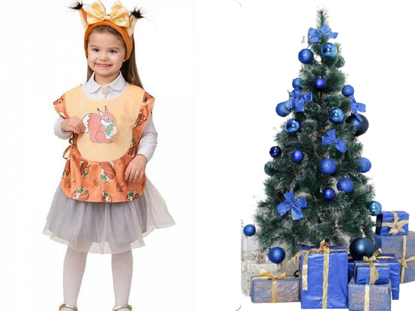 Карнавальный костюм для девочки "Белочка плюш " р-р.110 - купить по ...