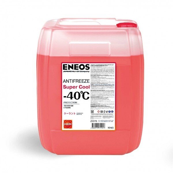 ENEOS Антифриз до -40°С, 10 л купить на OZON по низкой цене (825916753)