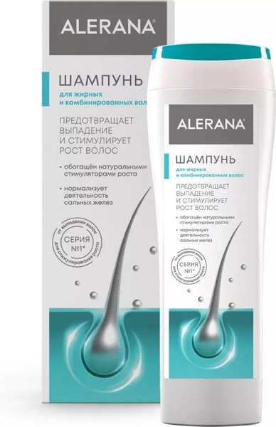Alerana Шампунь для волос, 250 мл - купить с доставкой по выгодным ...