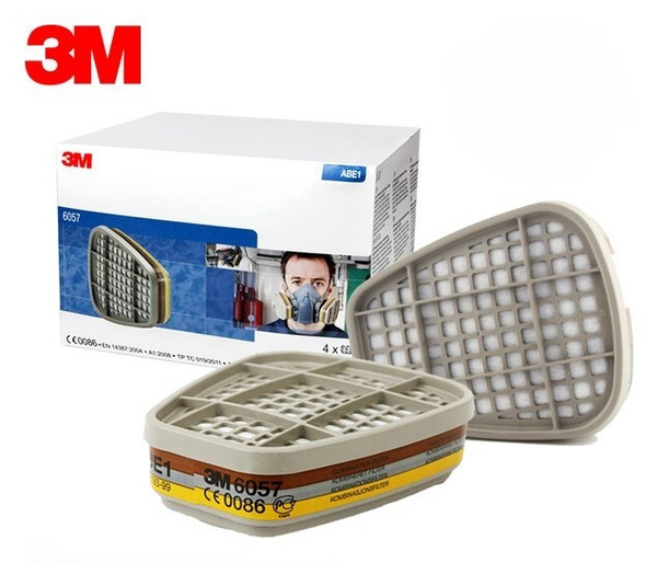 Фильтр для респиратора / маски 3M 6057 (AВЕ1), 2 шт (1 пара) - купить с ...