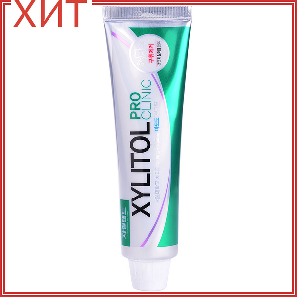 Mukunghwa Зубная паста (зеленая) Xylitol Pro Clinic Herb Fragrant-Green ...
