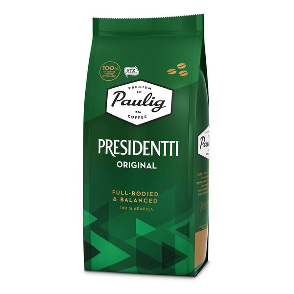 Кофе в зернах Paulig Presidentti Original, 250г - купить с доставкой по ...