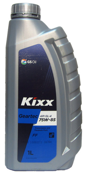 Масло трансмиссионное Kixx 75W85 GL-4 GEARTEC FF полусинтетическое (1 ...