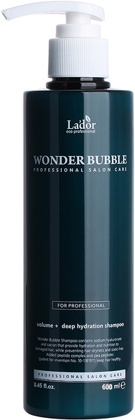 Шампунь для объема волос Lador Wonder Bubble Shampoo увлажняющий, 600 ...
