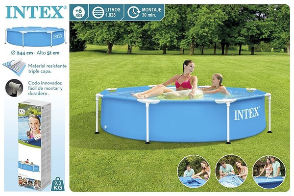 Бассейн Каркасный 244x244x Intex целевая аудитория: Взрослая, Детская ...