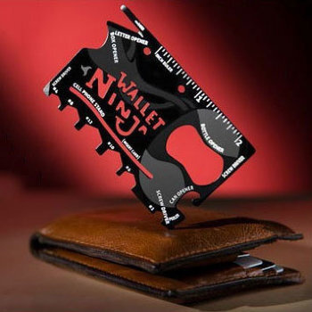Мультитул кредитка Wallet Ninja 18 в 1 - купить с доставкой по выгодным ...