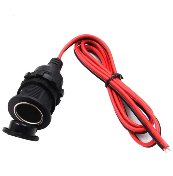Розетка с проводом 90см. для автомобильного прикуривателя 12V / 24V ...