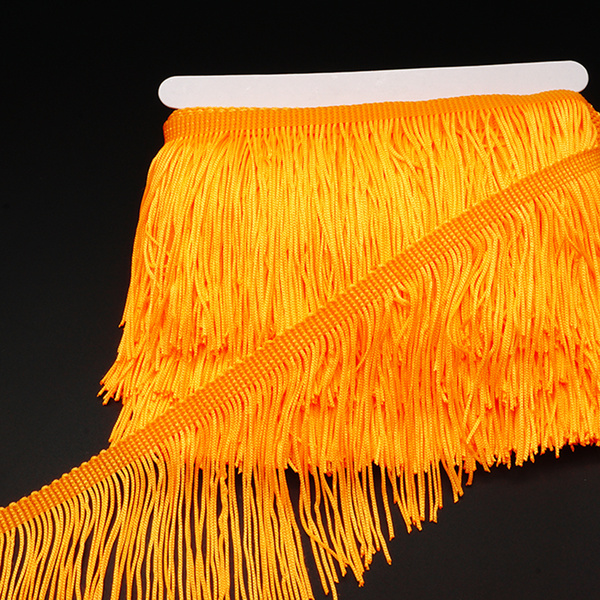 Бахрома для платьев, для рукоделия, цвет Светло-Оранжевый, ширина 30 см ...