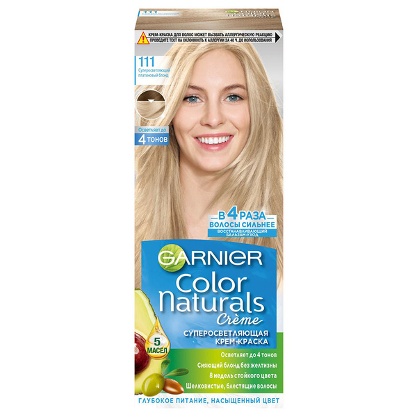 Garnier Color Naturals Суперосветляющая краска для волос, тон 111 ...