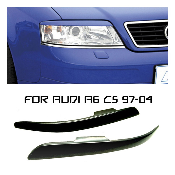 Реснички на фары Ауди А6 с5 AUDI A6 C5 1997-2004. Под покраску. Скотч ...