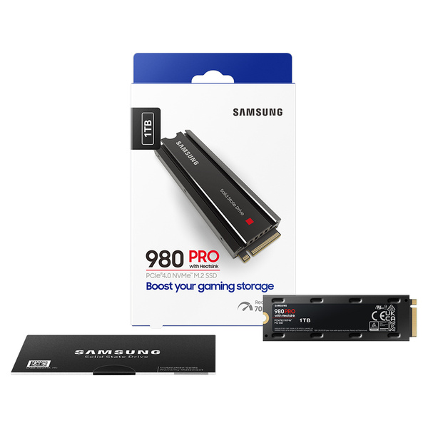1 ТБ Внутренний SSD-диск Samsung HUAXINHUI_01 980 PRO с радиатором (MZ ...