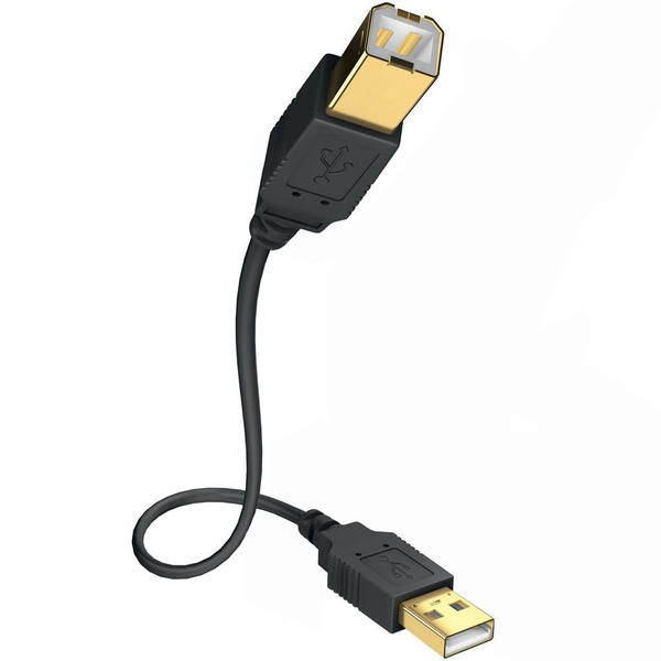 Câble performance graphite USB 2.0 A - B (1.0m) de la marque QED Câble performance graphite USB 2.0 A - B (1.0m) de la marque QED