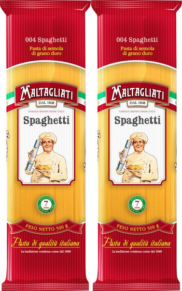 Макаронные изделия Maltagliati Spaghetti No 004, комплект: 2 упаковки ...