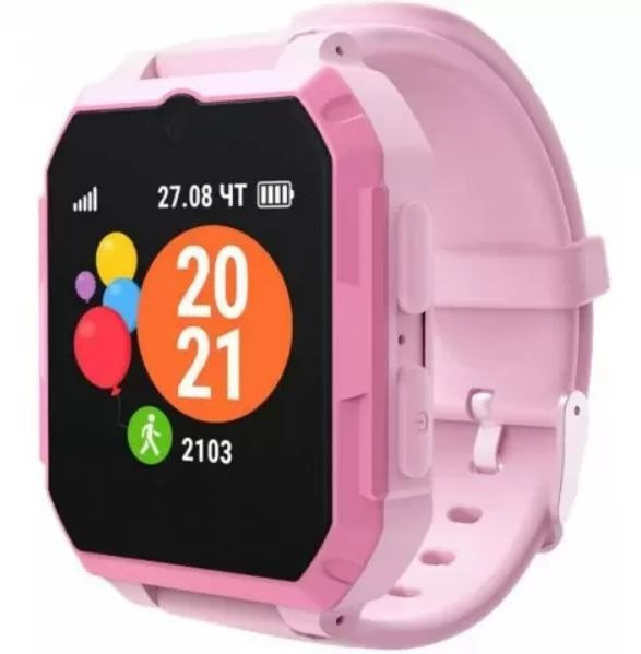 Купить смарт-часы Geozon Смарт часы G-Kids 4G Ultra розовый - купить по ...