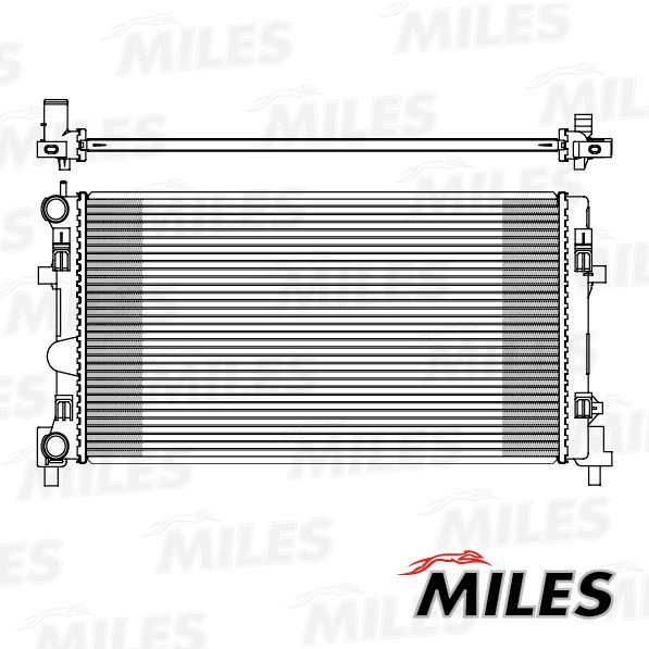 Радиатор охлаждения для Фольксваген Поло седан рестайлинг 2015-2020 ...