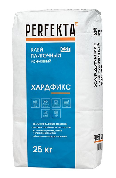 Клей для плитки PERFEKTA Перфекта Хардфикс Плиточный клей, 25 кг ...