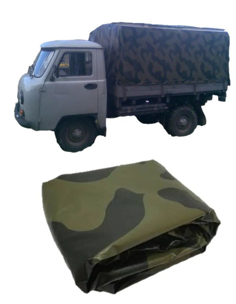 Тент на УАЗ 3303 (под деревянный борт) старого образца, камуфляж ...