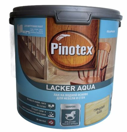 Лак для стен и мебели pinotex lacker aqua