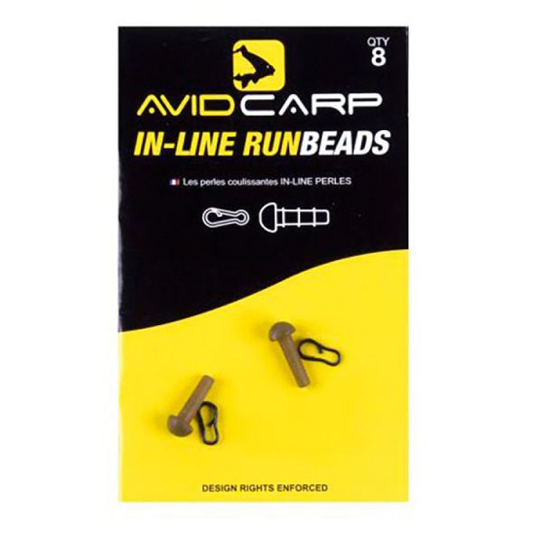 Силиконовая втулка отбойник Avid Carp In-Line Run Beads 8 шт. - купить ...