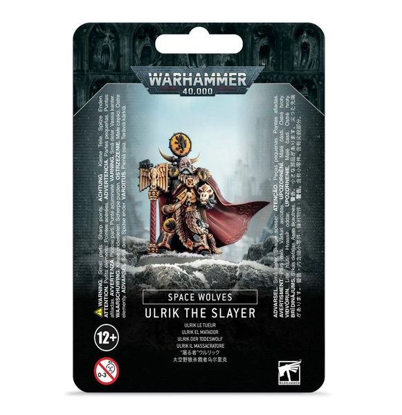Warhammer 40,000 – Space Wolves Ulrik The Slayer – Miniatura De Plástico De 32 Mm, Kit De 8 Piezas, Diseño Impresionante Y Detallado