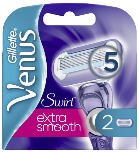 Gillette Venus Кассеты сменные для бритья Swirl Extra Smooth, 2 шт ...