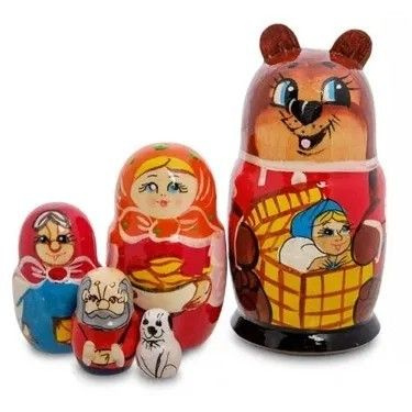 Матрешка-сказка "Маша и медведь" - купить по выгодной цене в интернет ...