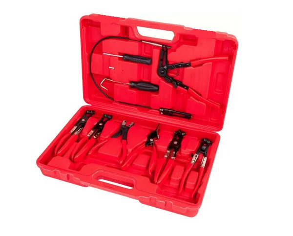 Набор щипцов для демонтажа пружинных хомутов патрубков , 9 предметов ...