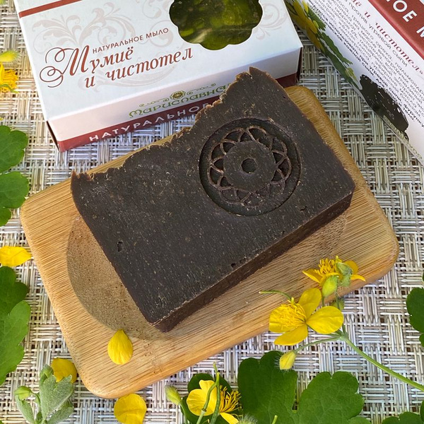 Мыло Мумиё и чистотел Мариславна, 90 гр - купить с доставкой по ...