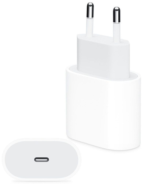 Блок питания, Type-C для iPhone 20W, Быстрая Зарядка для iPhone и iPad ...