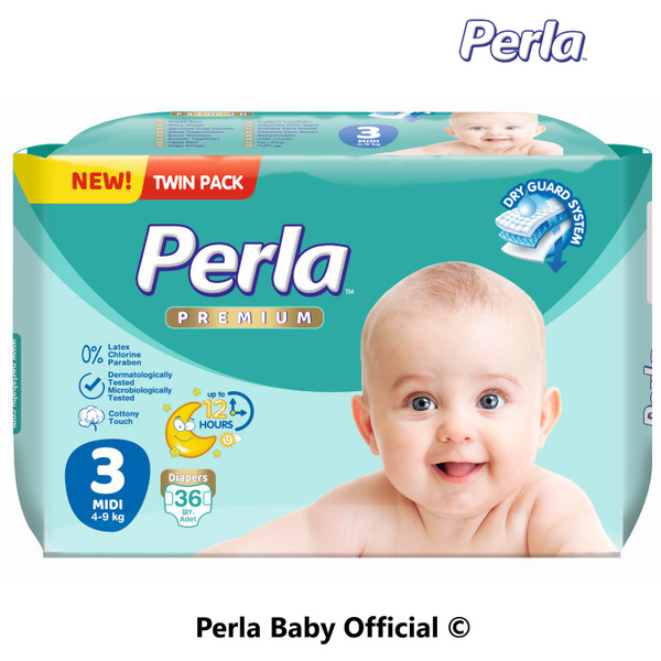 Подгузники детские /памперсы для детей, турецкие, одноразовые, Perla ...