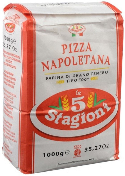 Мука Le 5 Stagioni Пицца Наполетана 1кг - купить с доставкой по ...