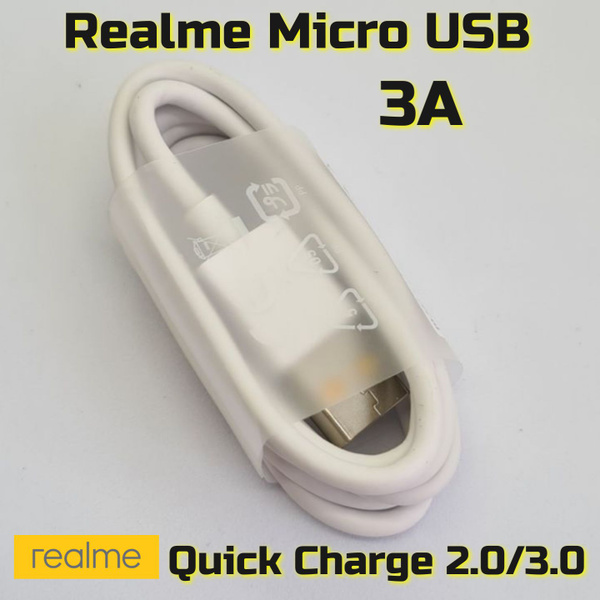 Кабель microUSB realme 3ARealme_microUSB_USB 3.0 - купить по низкой ...