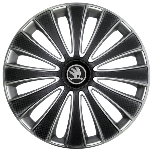Колпаки на колеса Auto Tech R15, комплект 4шт, на диски радиус 15 ...