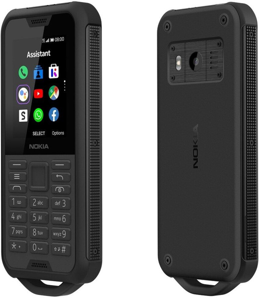 Мобильный телефон Nokia Противоударный телефон 800 Tough, черный (Из ...