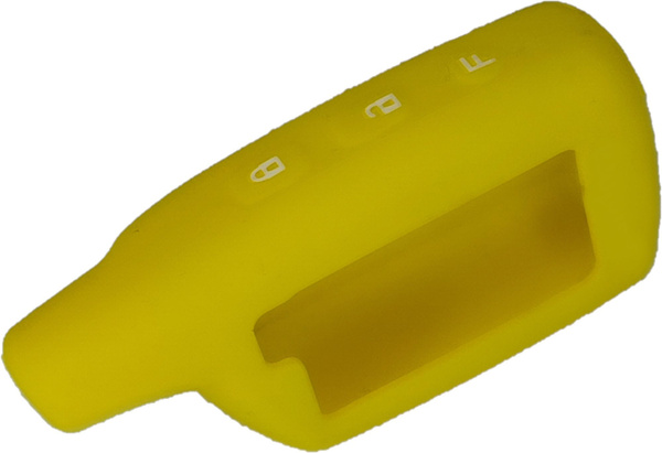 чехол на брелок пандора DXL 3000/3100/3210/D-078/DX40/DX50 (ярко желтый ...