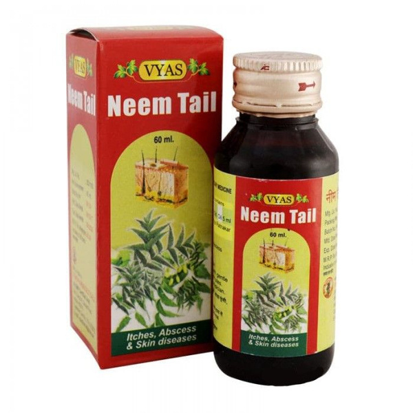 VYAS Pharma Масло Нима, Neem tail, 60мл - купить с доставкой по ...