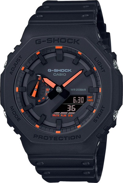 Японские наручные часы Casio G-Shock GA-2100-1A4 мужские кварцевые ...