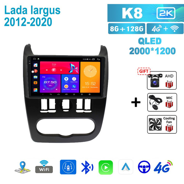 Штатная магнитола 8+128Гб для Лада ларгус/Lada largus 2012-2020 ...