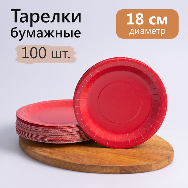 Набор одноразовой посуды (100 предметов) Мидаспро - купить по выгодной ...
