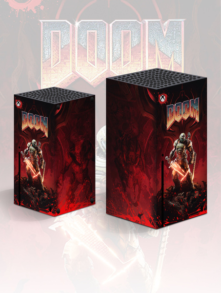 Наклейка для XBOX Series X по игре DOOM - купить с доставкой по ...