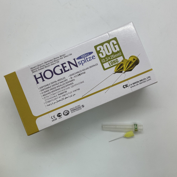 Иглы карпульные (Стоматологические) 0,3х25 мм, (уп-100шт), Hogen Spitze ...