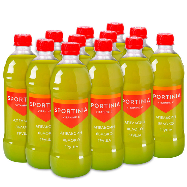 Sportinia Vitamine C (1000 mg) Апельсин-Яблоко-Груша (Спортиния) 0,5л х ...