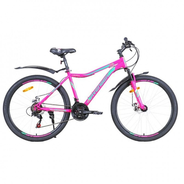 Велосипед 26" AVENGER C263DW, фиолетовый/зеленый, - купить по выгодной ...