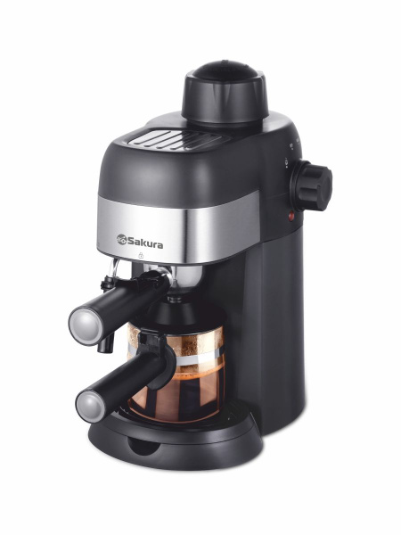 Кофеварка электрическая рожковая Sakura SA-6115 0.25л 4бар 800Вт ...
