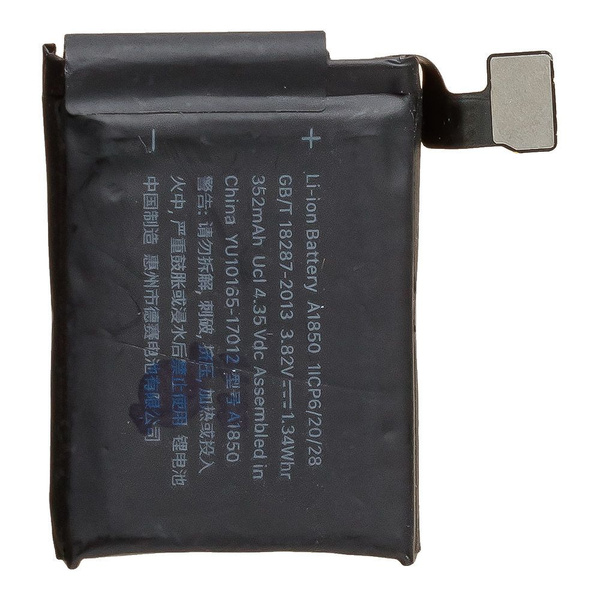 Аккумулятор (акб) Batme для смарт часов iWatch Series 3 LTE 42мм, 352 ...