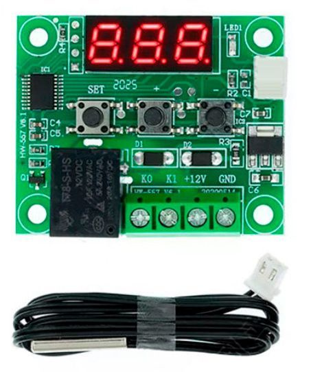 Терморегулятор/термостат ТЕХМЕТР W1209 Для водопровода, Для ...