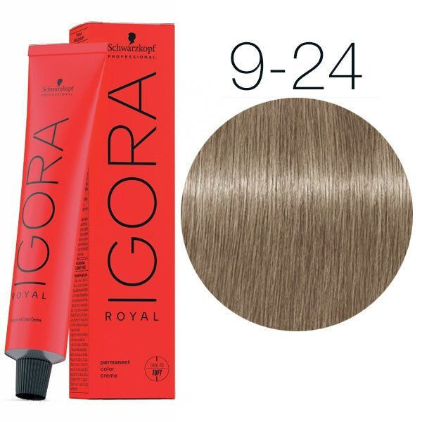 Schwarzkopf Professional Краска для волос Igora Royal 9-24 Блондин ...